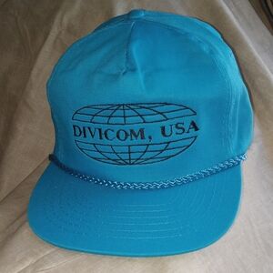 Blue Divicom USA Cap Vtg